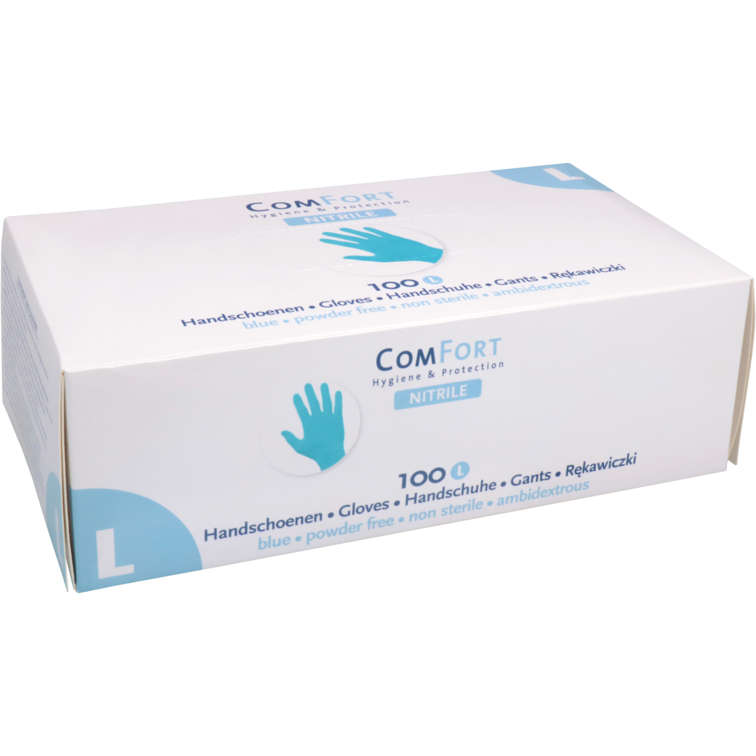 Nitril handschoenen <br> Blauw - 3.5 gram
